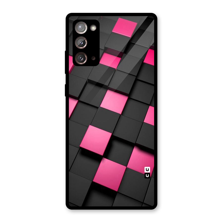 Blocks Diagonal Glass Back Case for Galaxy Note 20