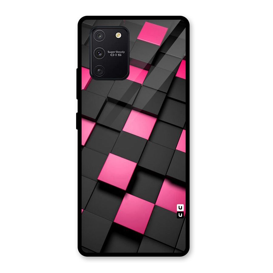 Blocks Diagonal Glass Back Case for Galaxy S10 Lite