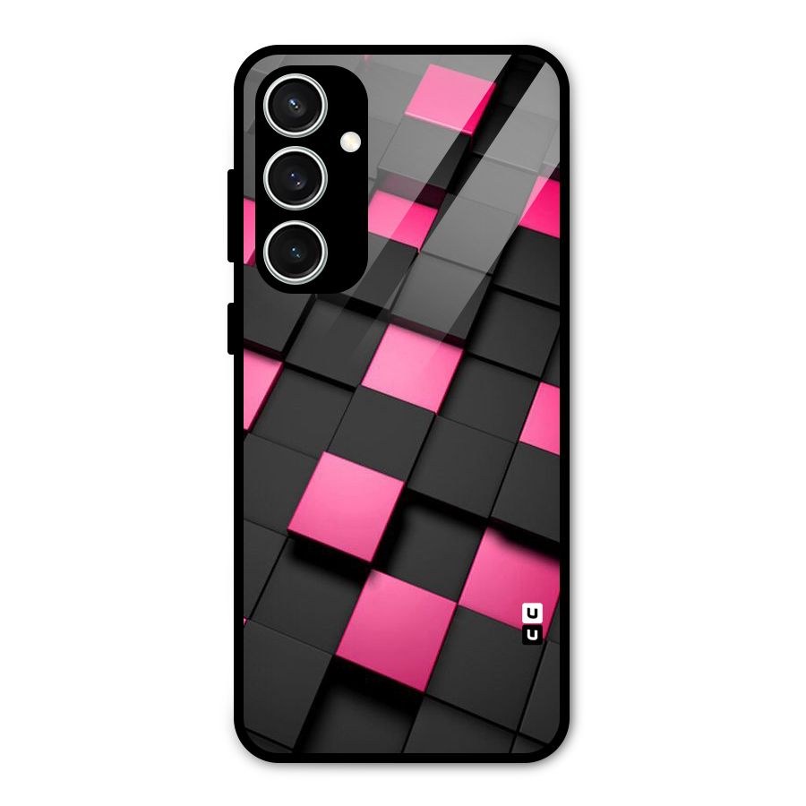 Blocks Diagonal Glass Back Case for Galaxy S23 FE