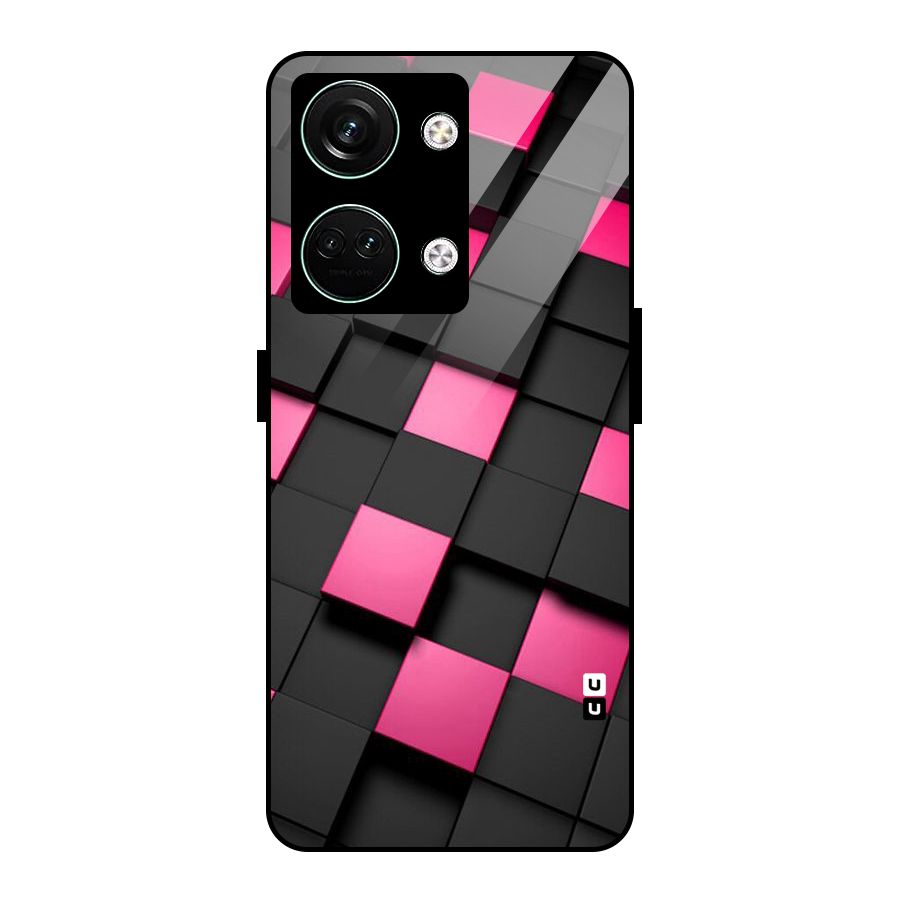 Blocks Diagonal Glass Back Case for Oneplus Nord 3