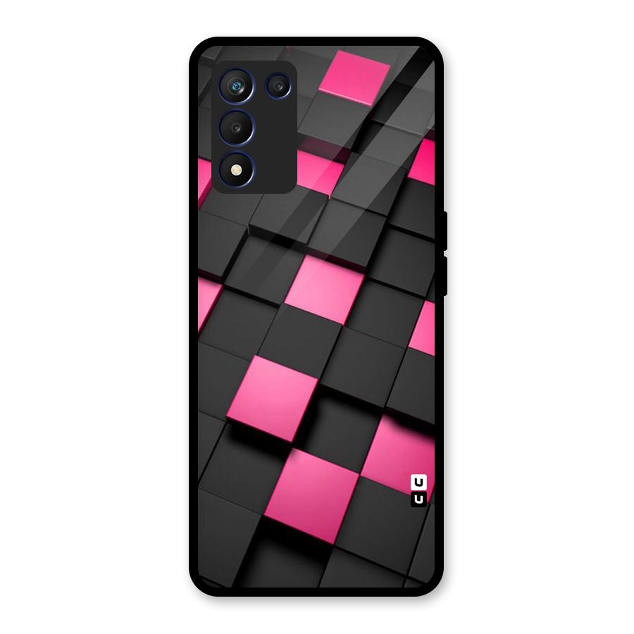 Blocks Diagonal Glass Back Case for Realme 9 5G Speed
