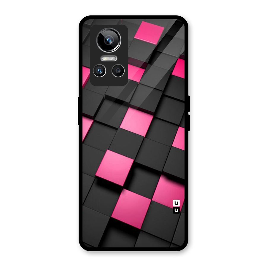 Blocks Diagonal Glass Back Case for Realme GT Neo 3