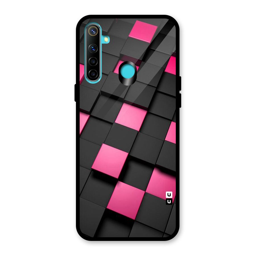 Blocks Diagonal Glass Back Case for Realme Narzo 10