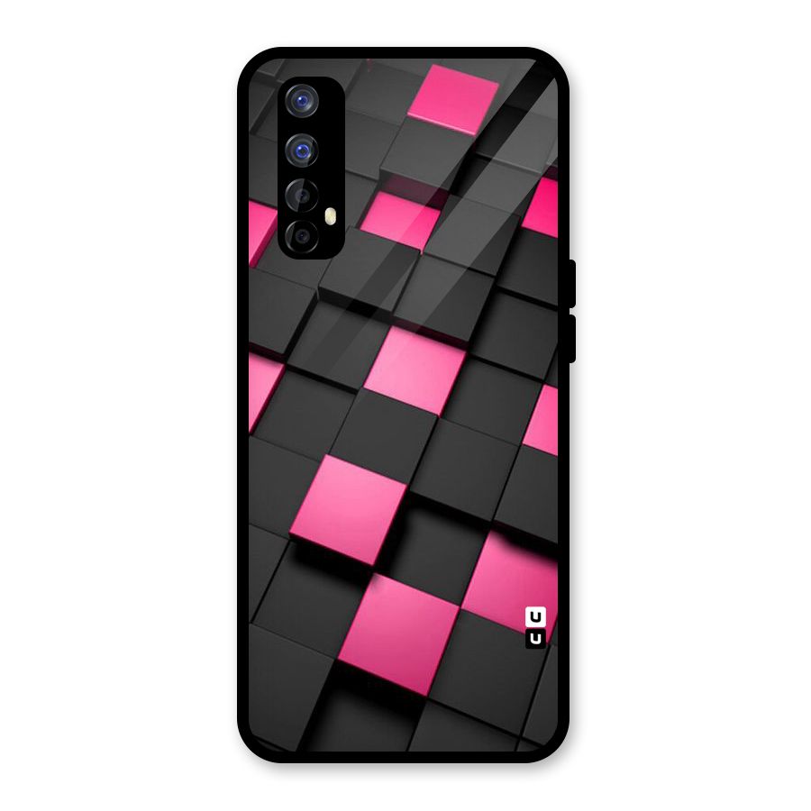 Blocks Diagonal Glass Back Case for Realme Narzo 20 Pro