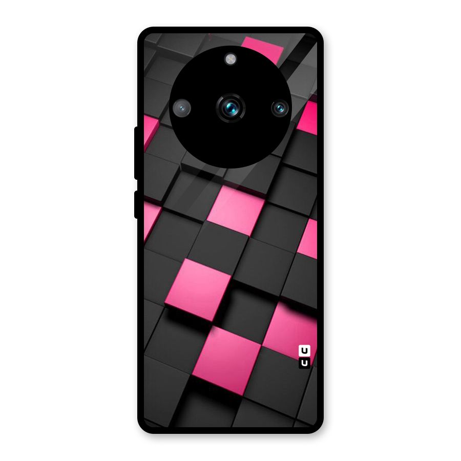Blocks Diagonal Glass Back Case for Realme Narzo 60 Pro