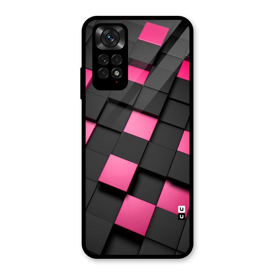 Blocks Diagonal Glass Back Case for Redmi Note 11S