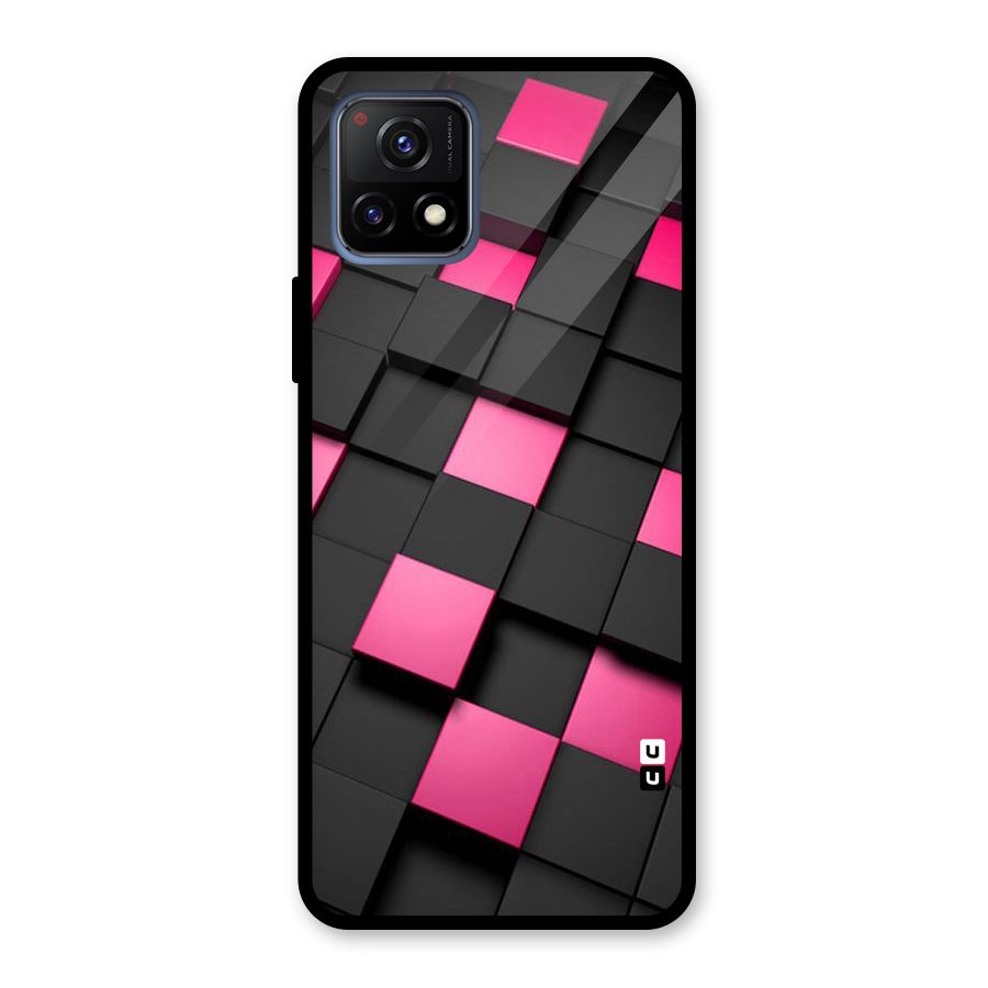 Blocks Diagonal Glass Back Case for Vivo Y72 5G