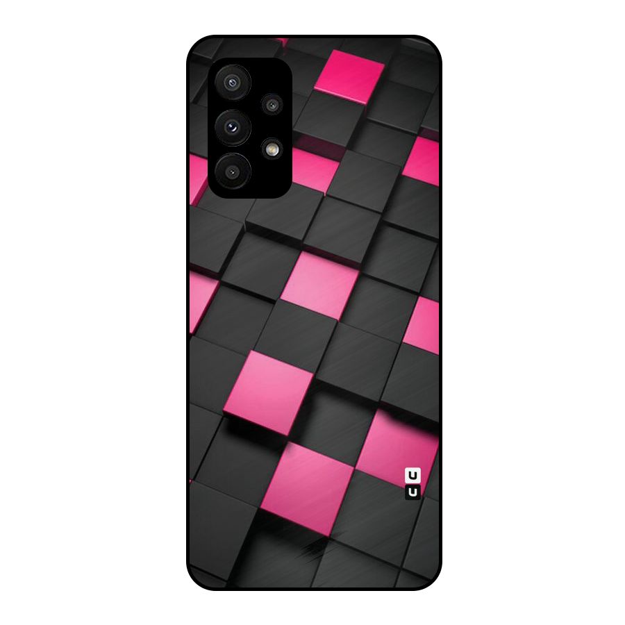 Blocks Diagonal Metal Back Case for Galaxy A23