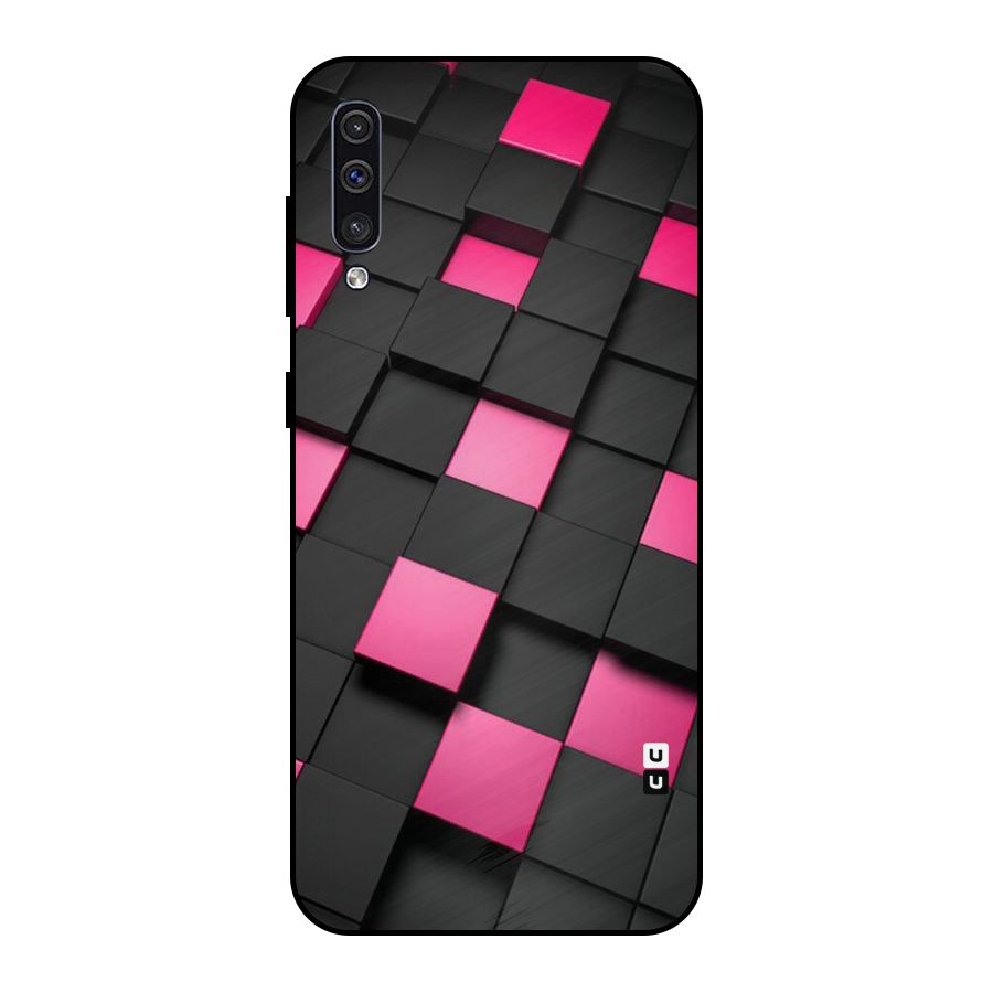 Blocks Diagonal Metal Back Case for Galaxy A30s