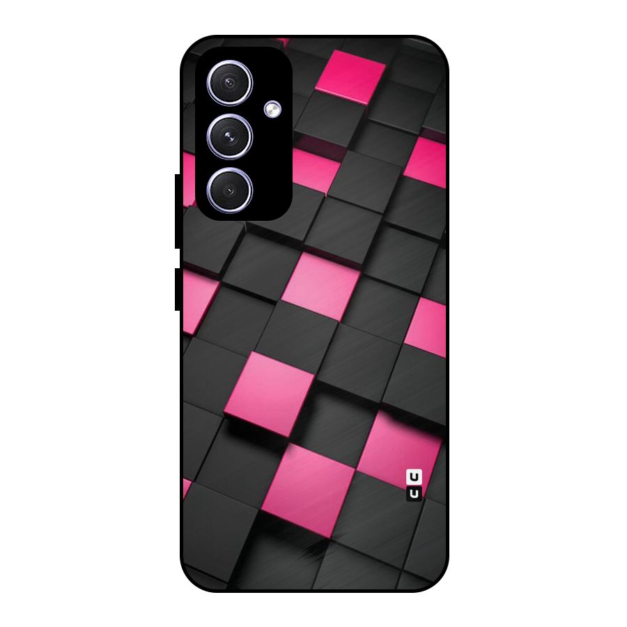 Blocks Diagonal Metal Back Case for Galaxy A54