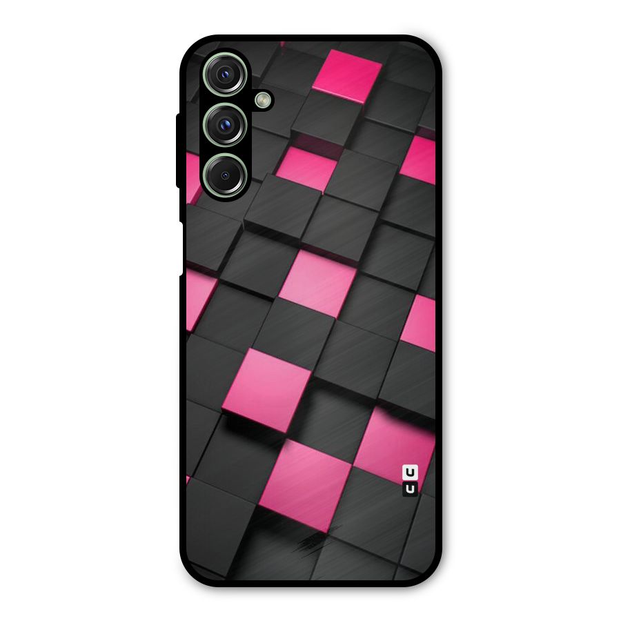 Blocks Diagonal Metal Back Case for Galaxy M34