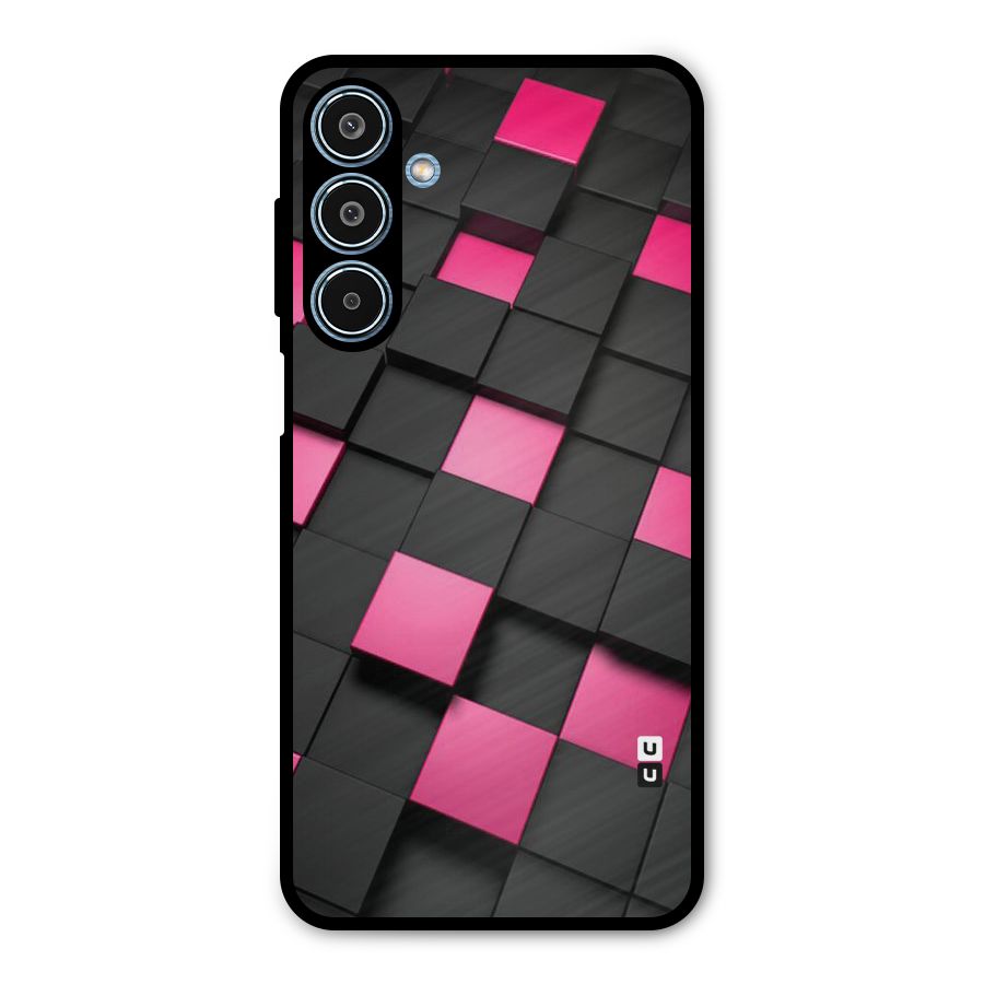 Blocks Diagonal Metal Back Case for Galaxy M35
