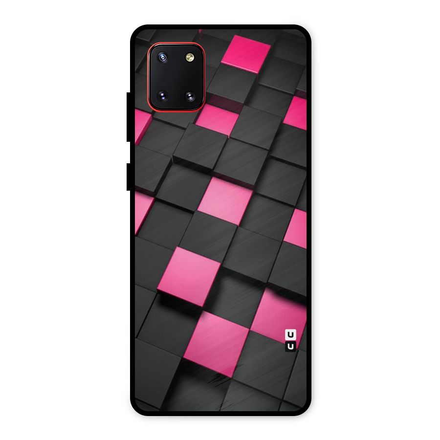 Blocks Diagonal Metal Back Case for Galaxy Note 10 Lite