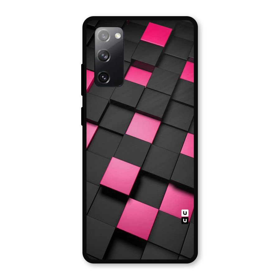 Blocks Diagonal Metal Back Case for Galaxy S20 FE