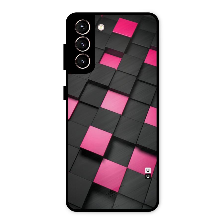 Blocks Diagonal Metal Back Case for Galaxy S21 5G