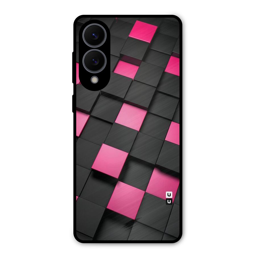 Blocks Diagonal Metal Back Case for Galaxy S25 Edge