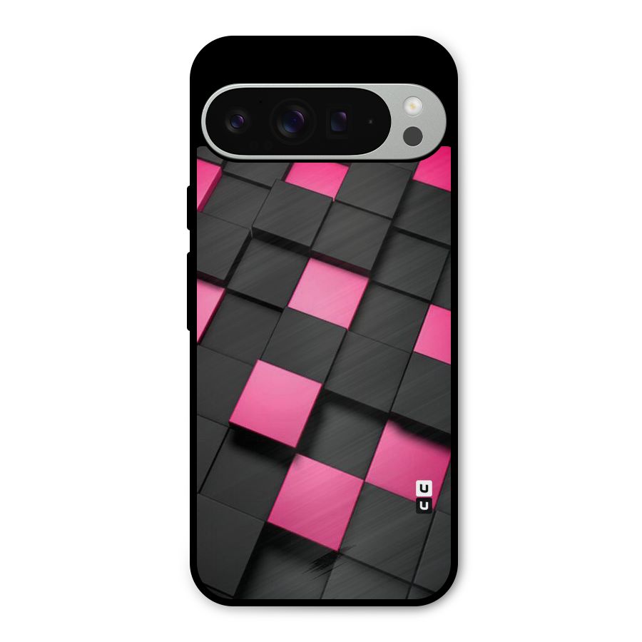Blocks Diagonal Metal Back Case for Google Pixel 9 Pro XL