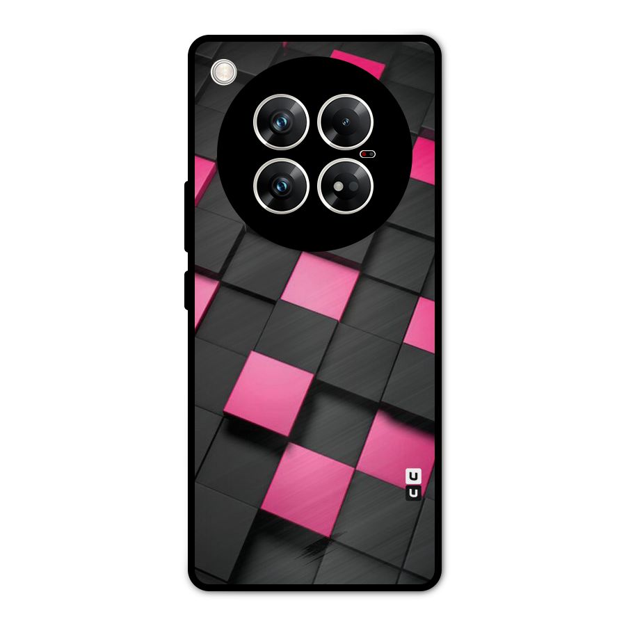 Blocks Diagonal Metal Back Case for Infinix Zero 40 5G