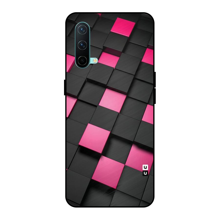 Blocks Diagonal Metal Back Case for OnePlus Nord CE 5G