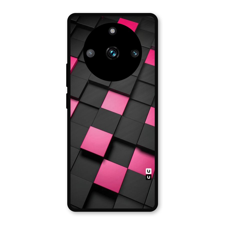 Blocks Diagonal Metal Back Case for Realme 11 Pro Plus