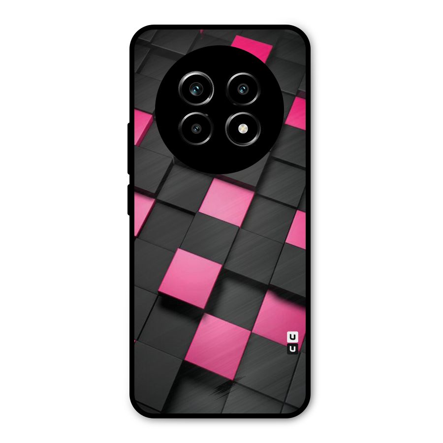 Blocks Diagonal Metal Back Case for Realme 13 Pro