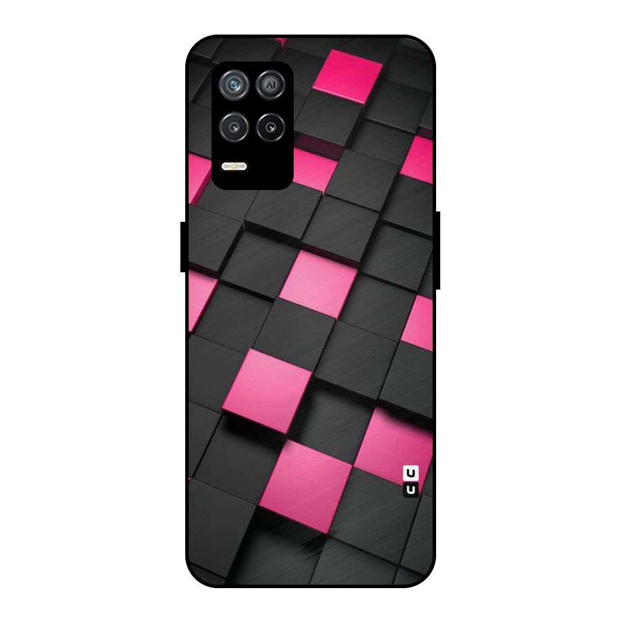 Blocks Diagonal Metal Back Case for Realme 9 5G