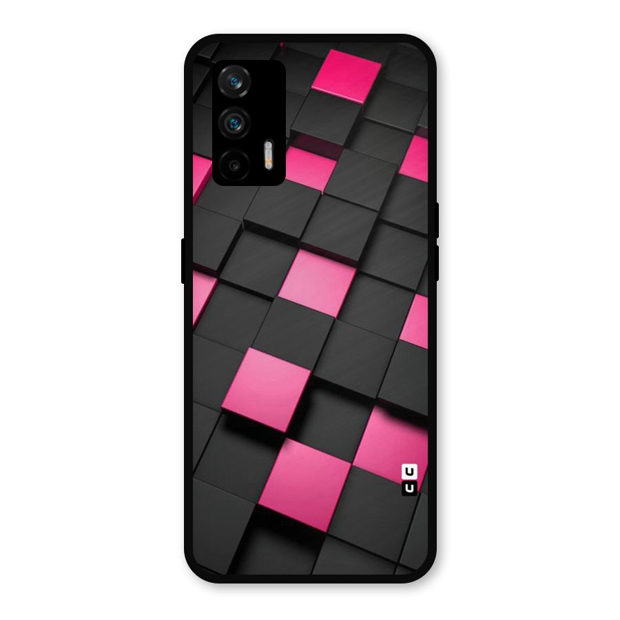 Blocks Diagonal Metal Back Case for Realme GT 5G