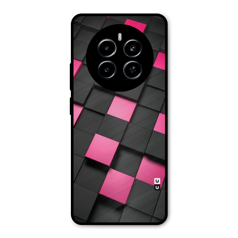 Blocks Diagonal Metal Back Case for Realme P1