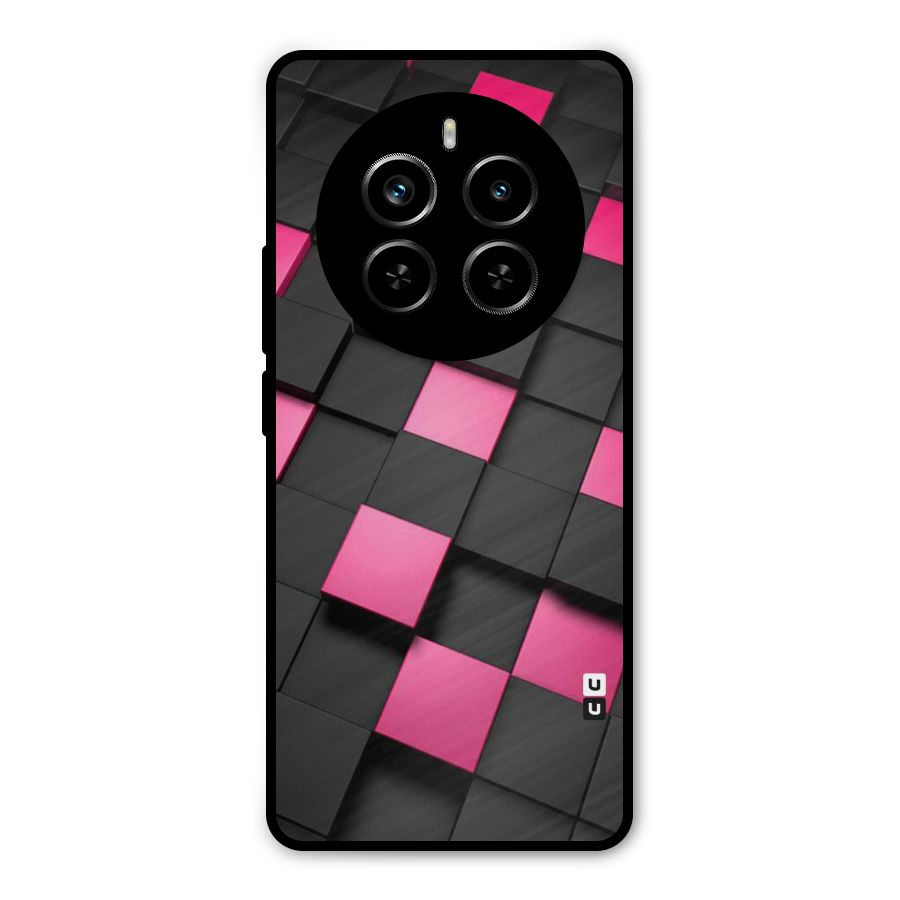 Blocks Diagonal Metal Back Case for Realme P1 Pro