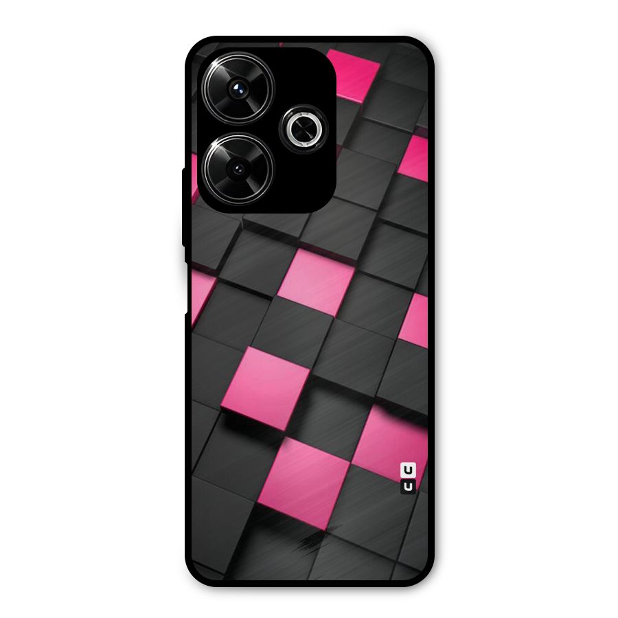 Blocks Diagonal Metal Back Case for Redmi 13 5G