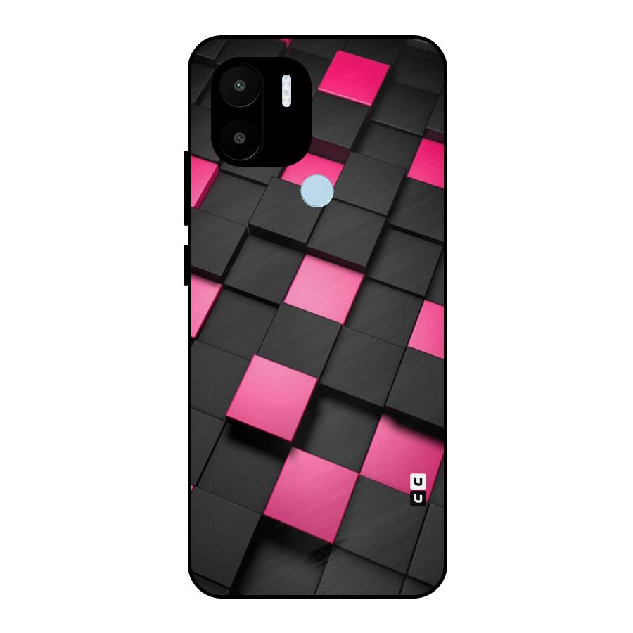 Blocks Diagonal Metal Back Case for Redmi A1+