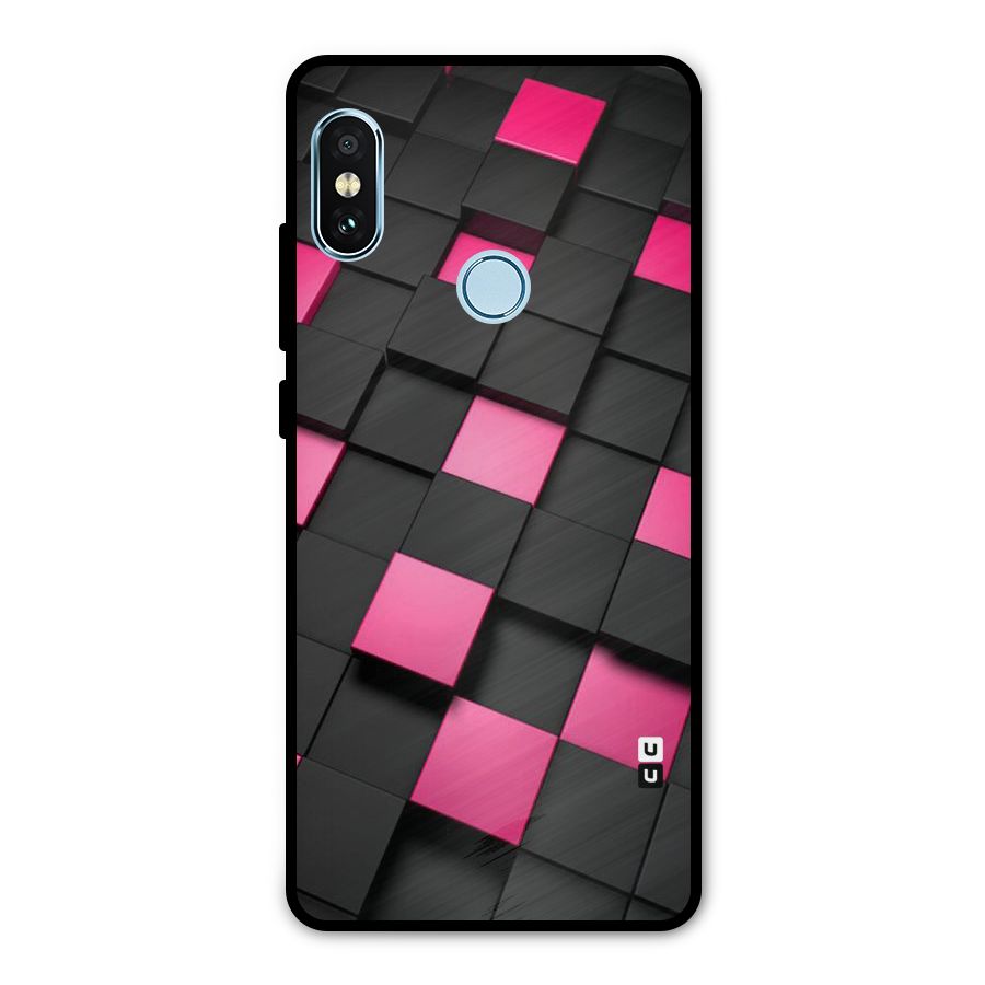 Blocks Diagonal Metal Back Case for Redmi Note 5 Pro