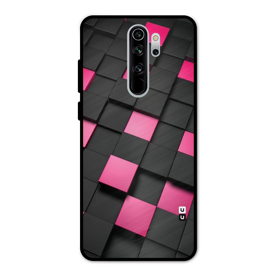 Blocks Diagonal Metal Back Case for Redmi Note 8 Pro