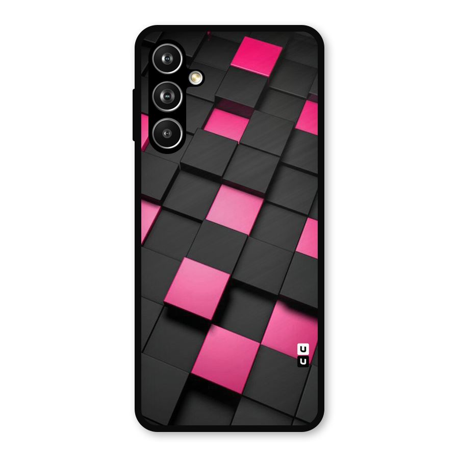 Blocks Diagonal Metal Back Case for Samsung Galaxy M54