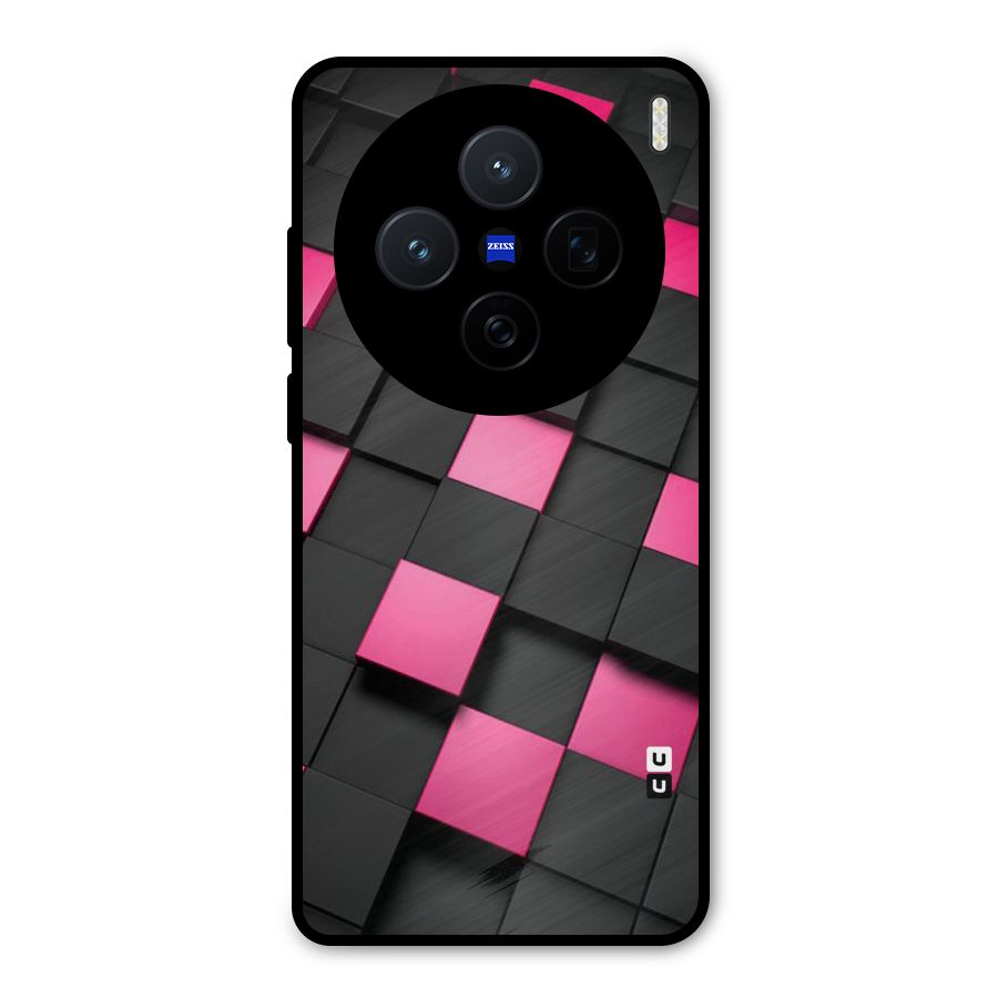 Blocks Diagonal Metal Back Case for Vivo X200