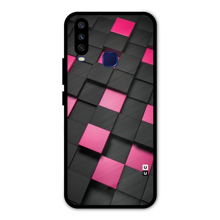 Blocks Diagonal Metal Back Case for Vivo Y15