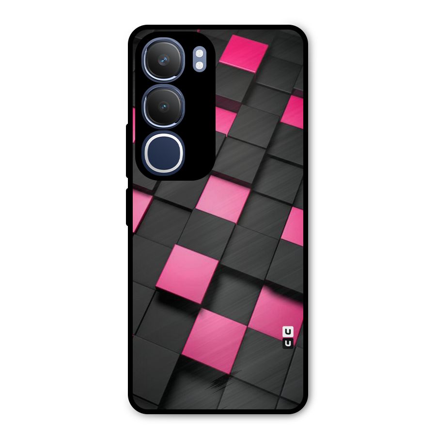 Blocks Diagonal Metal Back Case for Vivo Y29