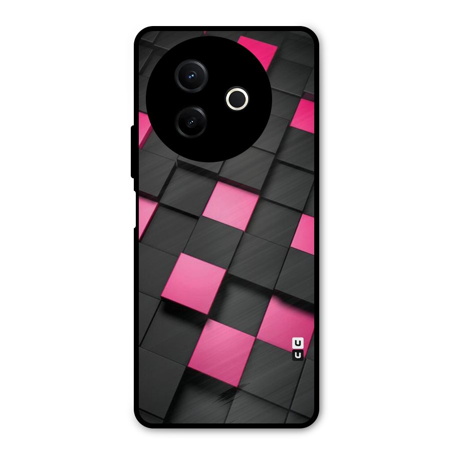 Blocks Diagonal Metal Back Case for Vivo Y39