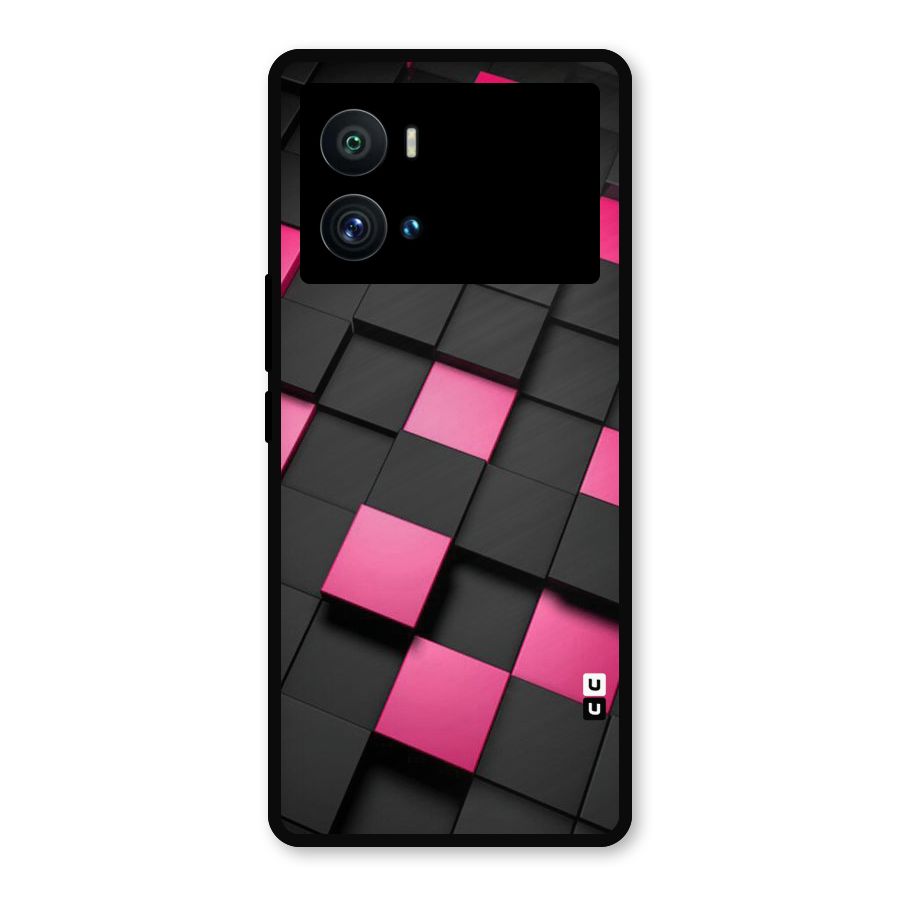 Blocks Diagonal Metal Back Case for iQOO 9 Pro