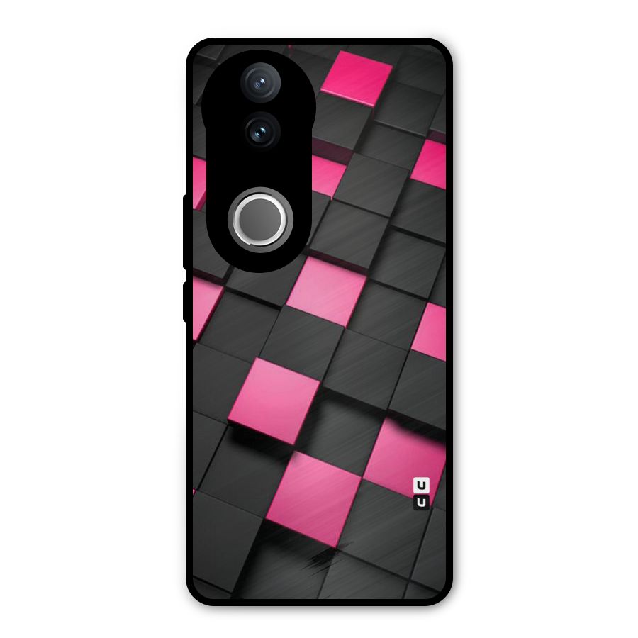 Blocks Diagonal Metal Back Case for iQOO Z10R