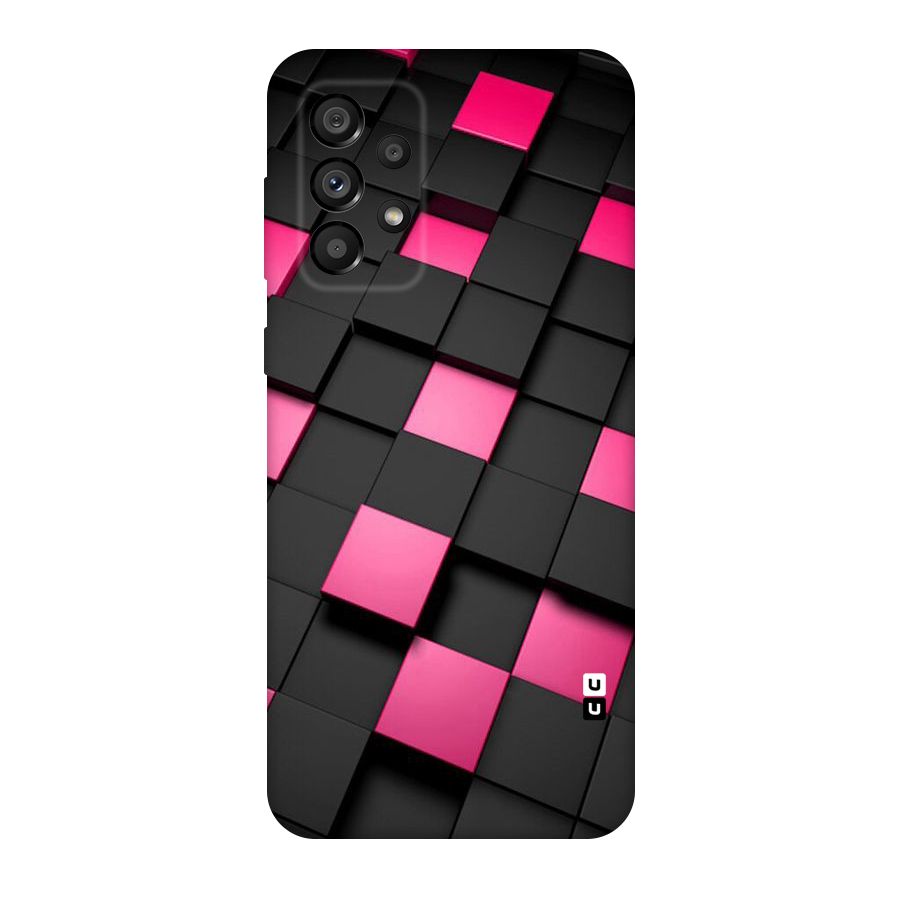 Blocks Diagonal Original Polycarbonate Back Case for Galaxy A73 5G