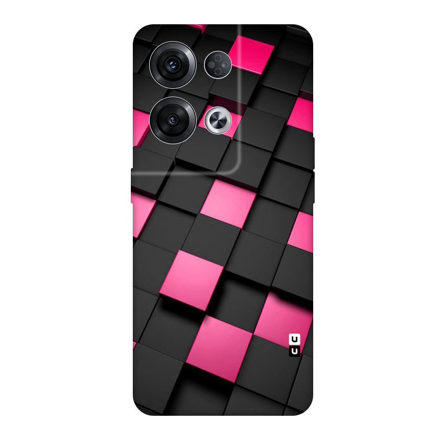 Blocks Diagonal Original Polycarbonate Back Case for Oppo Reno8 Pro 5G