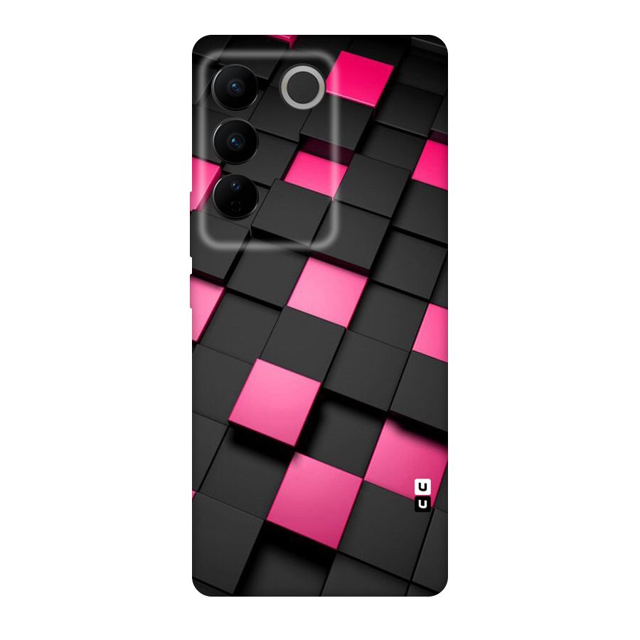 Blocks Diagonal Original Polycarbonate Back Case for Vivo V27