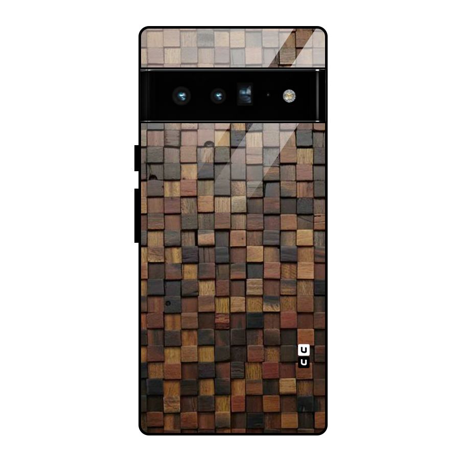 Blocks Of Wood Glass Back Case for Google Pixel 6 Pro