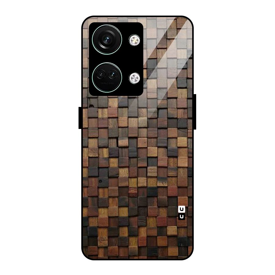 Blocks Of Wood Glass Back Case for Oneplus Nord 3