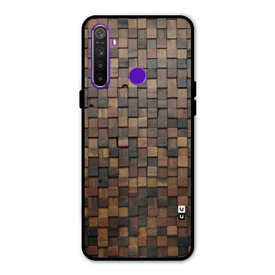 Blocks Of Wood Glass Back Case for Realme 5s