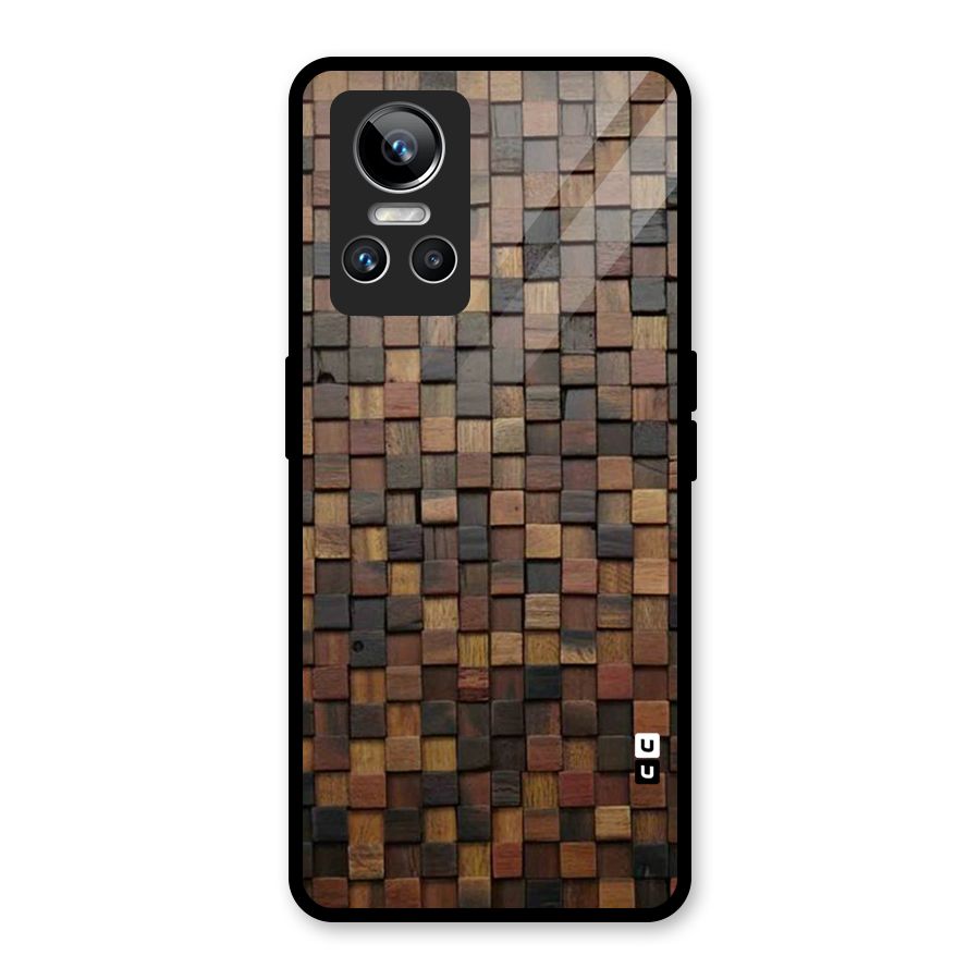 Blocks Of Wood Glass Back Case for Realme GT Neo 3