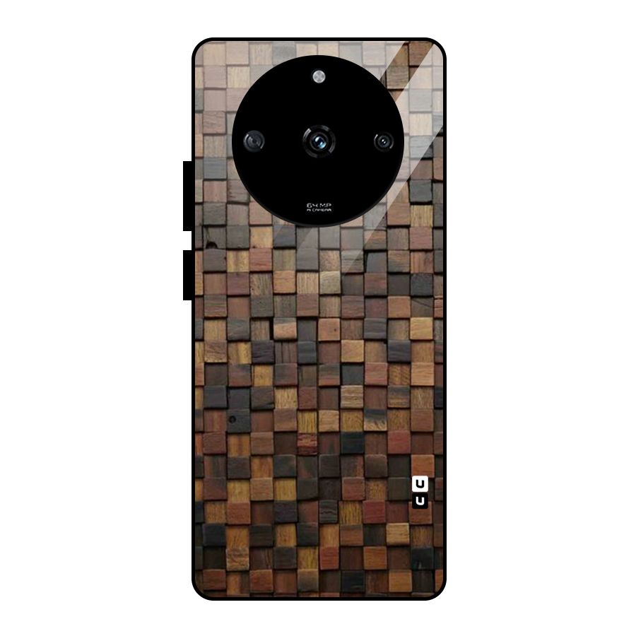 Blocks Of Wood Glass Back Case for Realme Narzo 60 5G