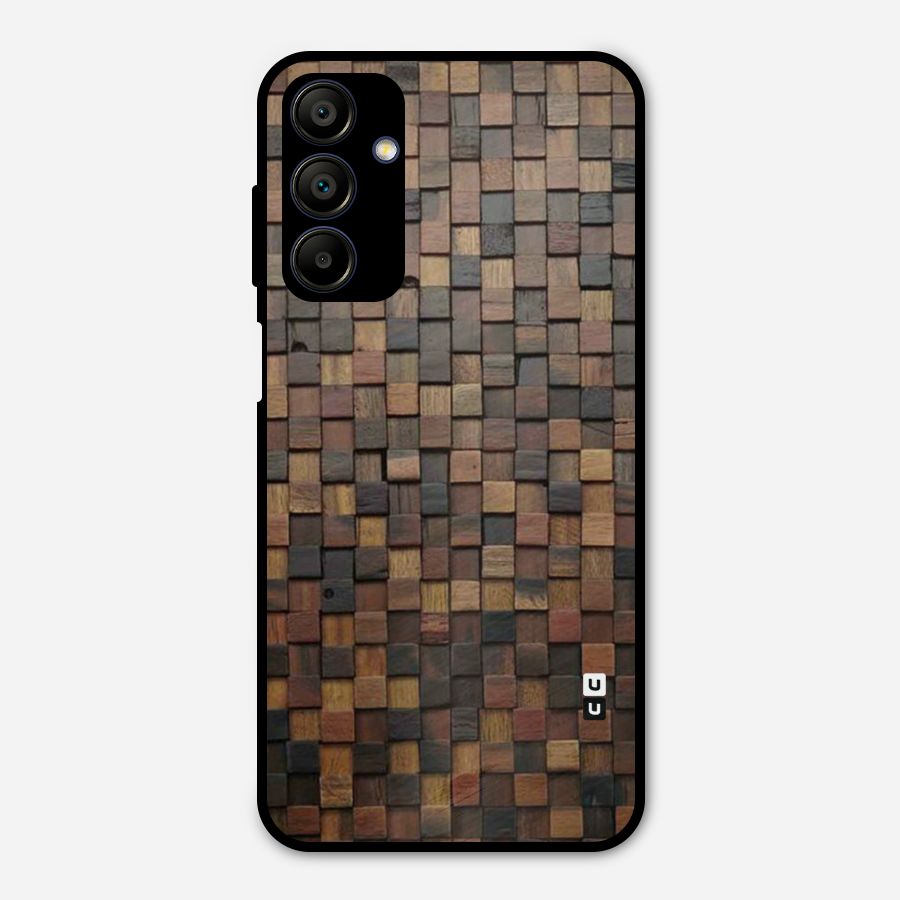 Blocks Of Wood Metal Back Case for Galaxy A15 5G