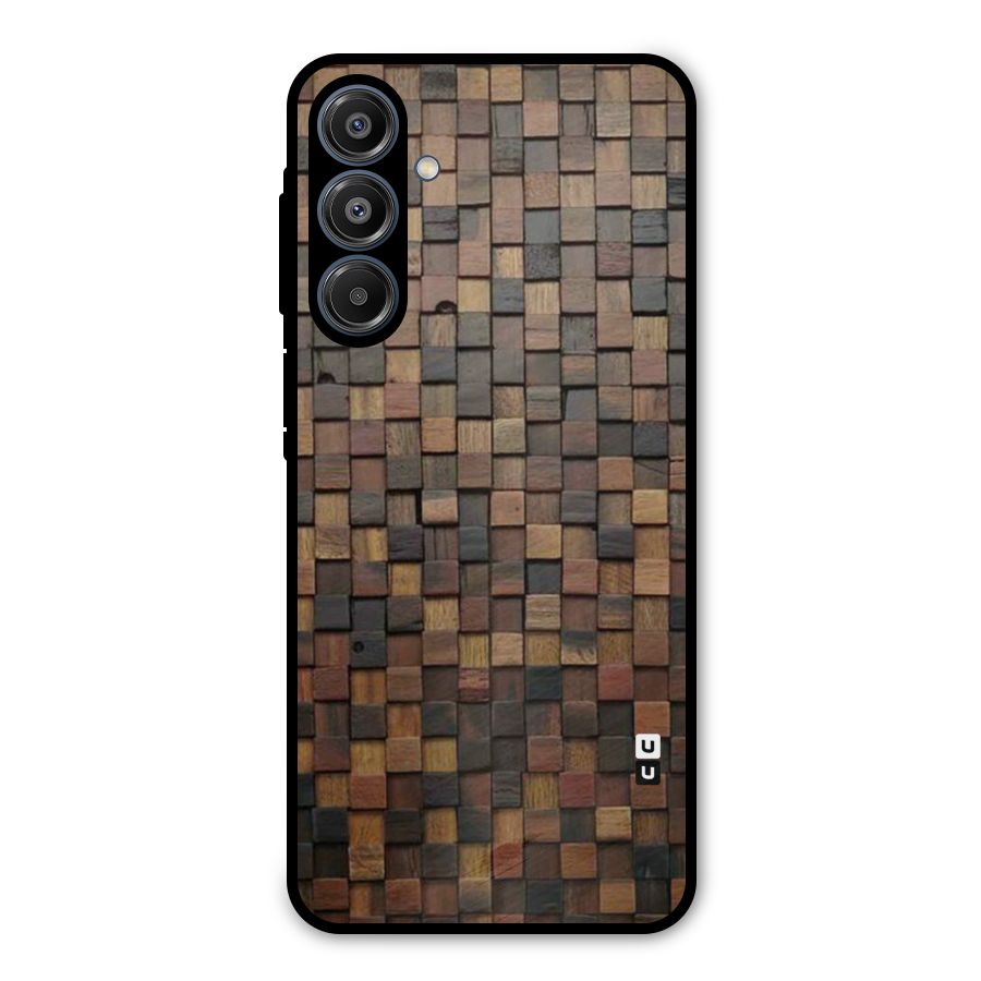 Blocks Of Wood Metal Back Case for Galaxy A16 5G